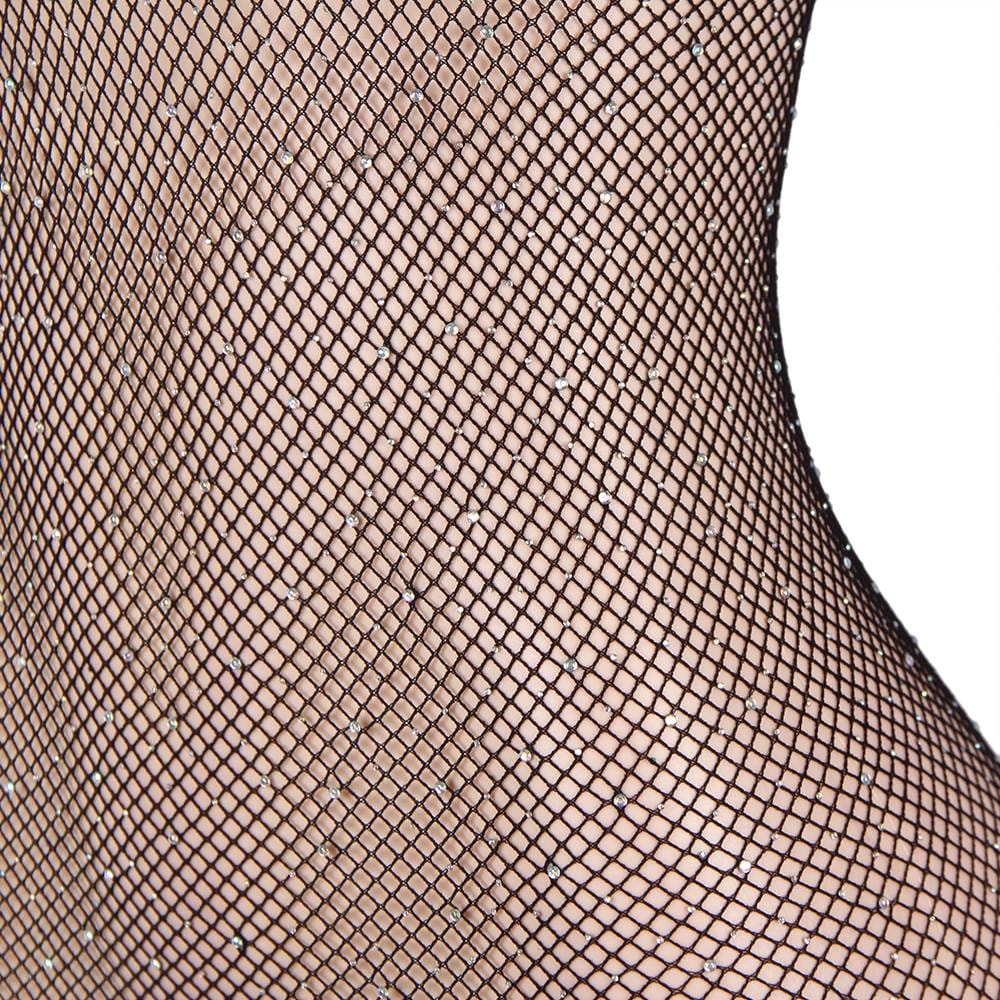 YX864 Bodystocking — Black — texture