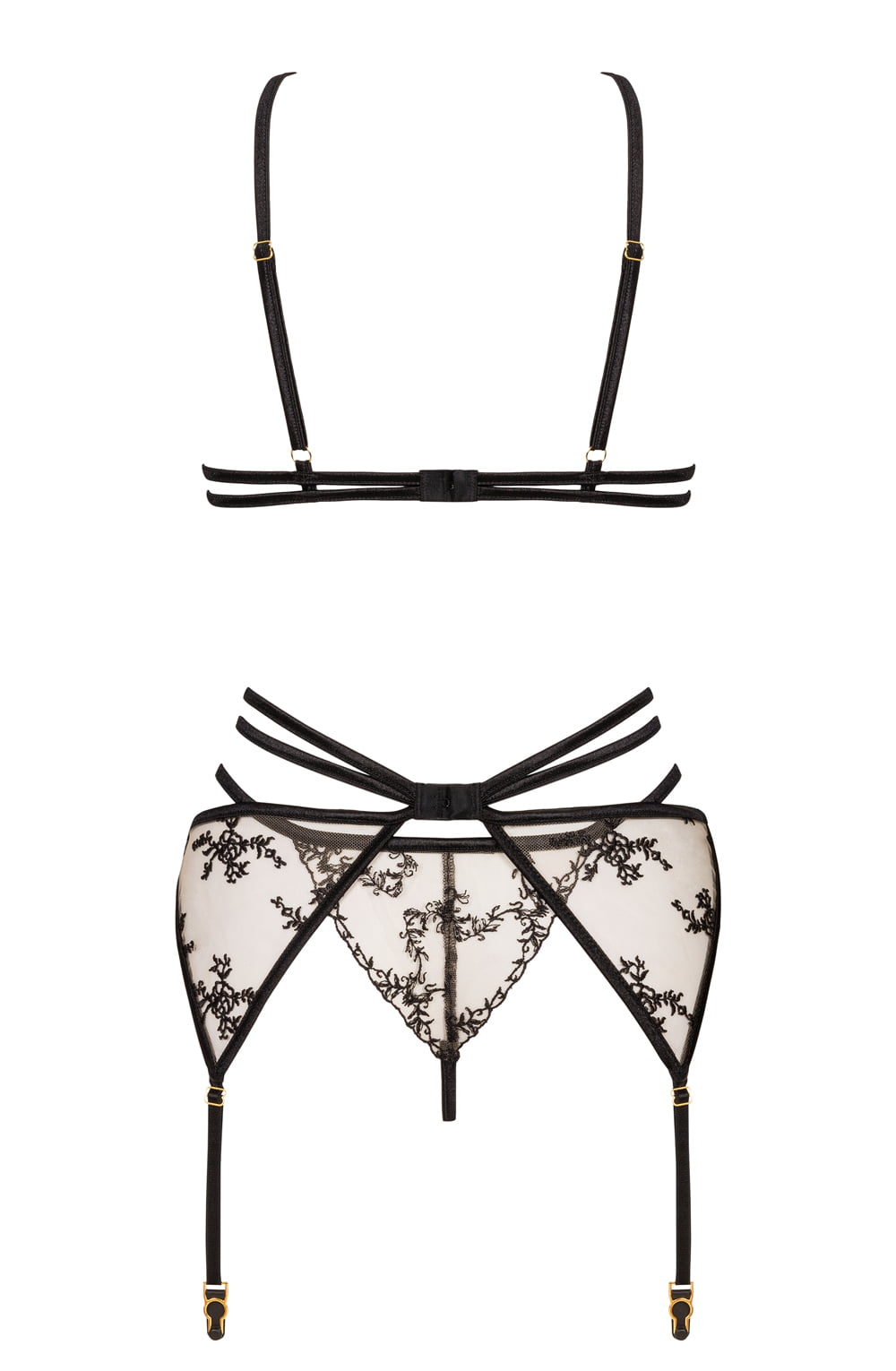 Beauty Night 6691set —  Black  — isolatedback