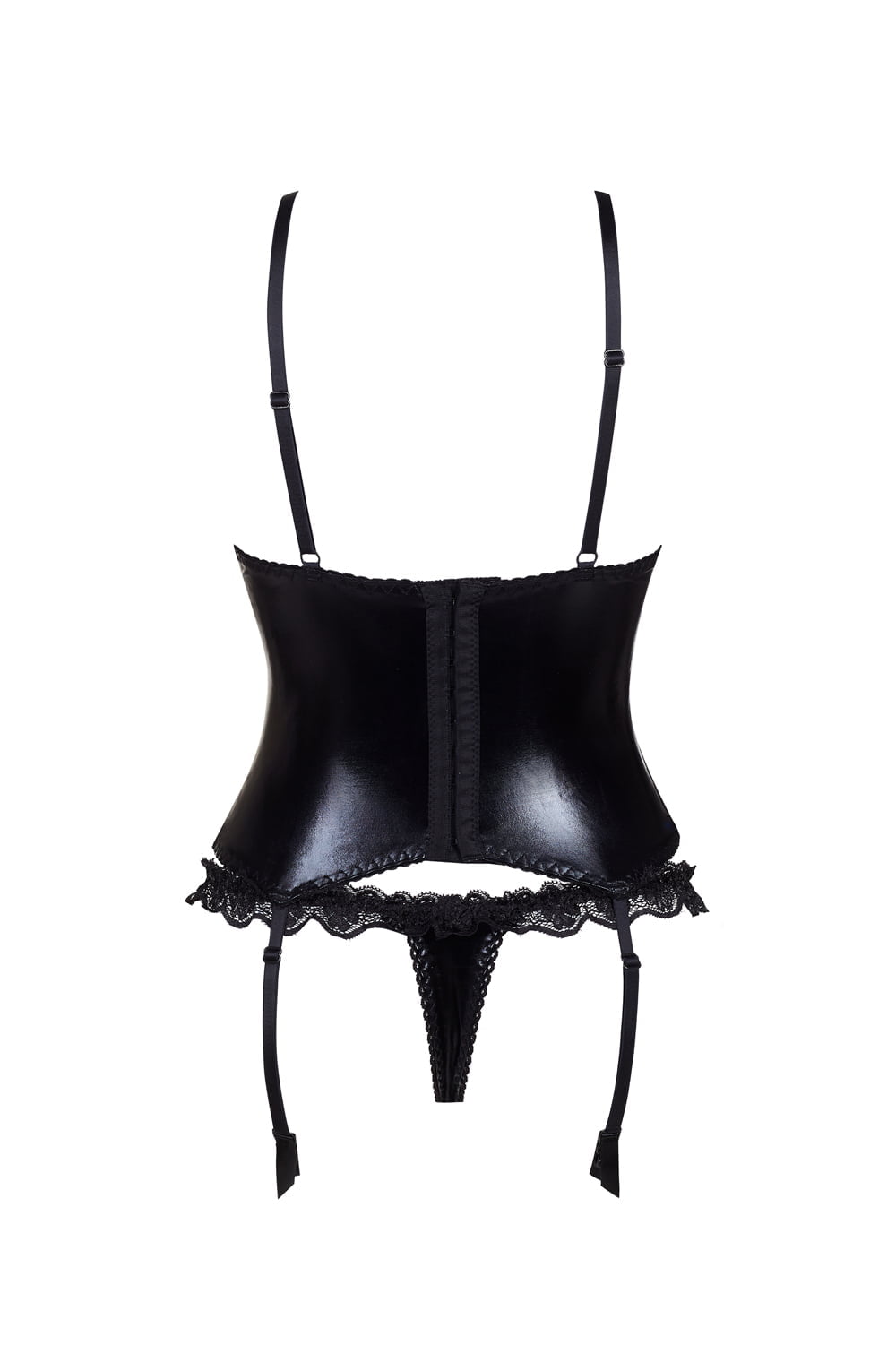 Beauty Night 6630 Corset —  Black  —  isolatedbackset