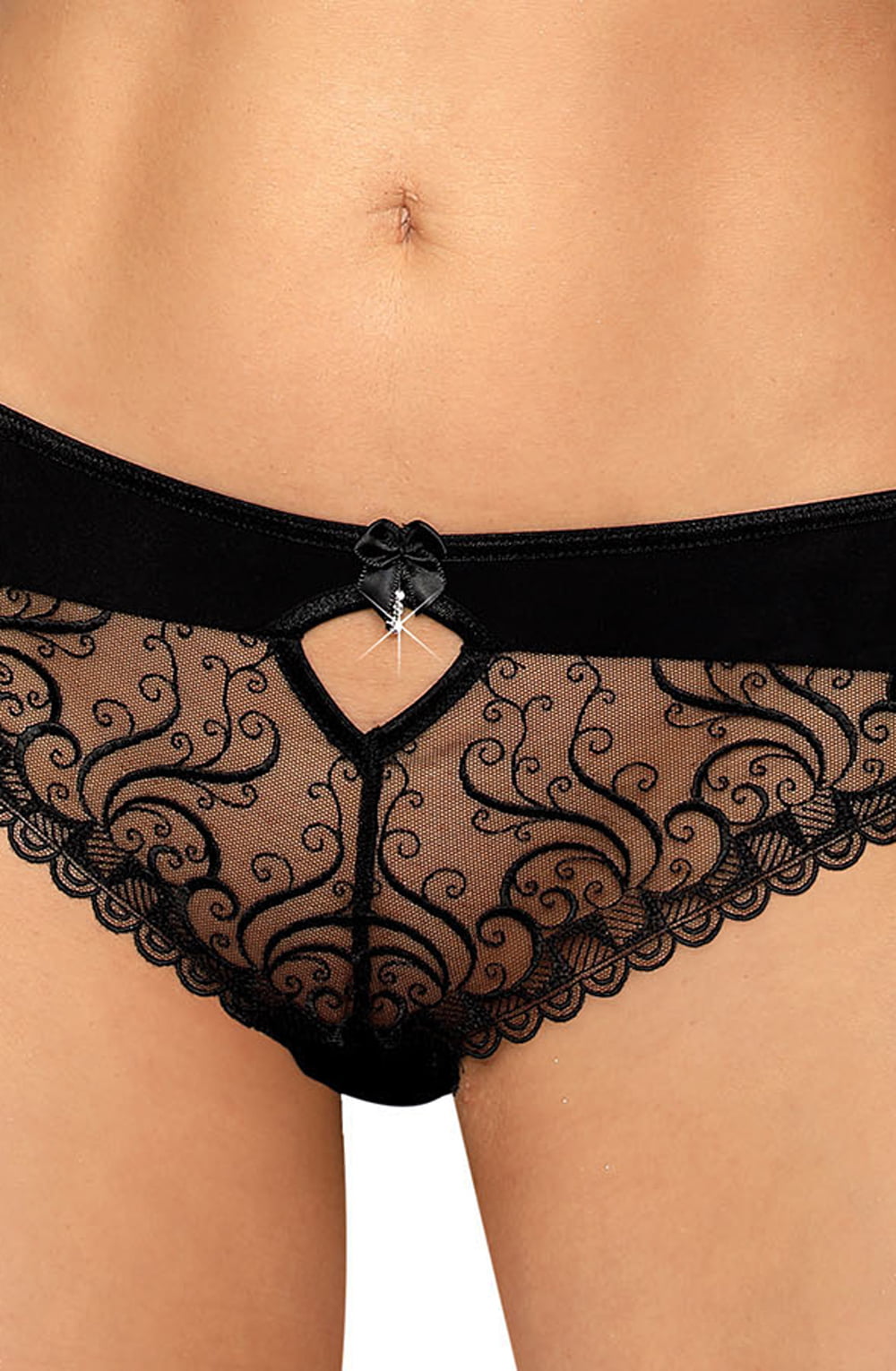 black lingerie texture embroidered detail smooth fabric