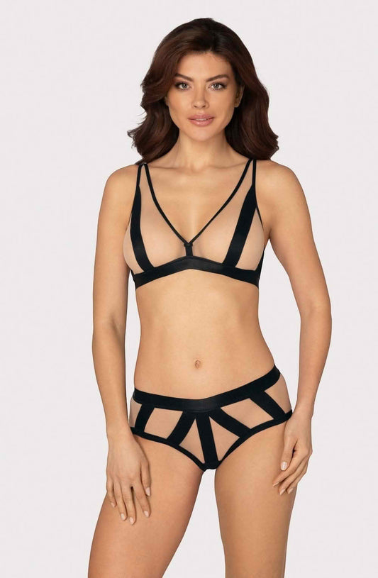 Ivory mesh soft cup bra front view sculpting lines [compressed]
