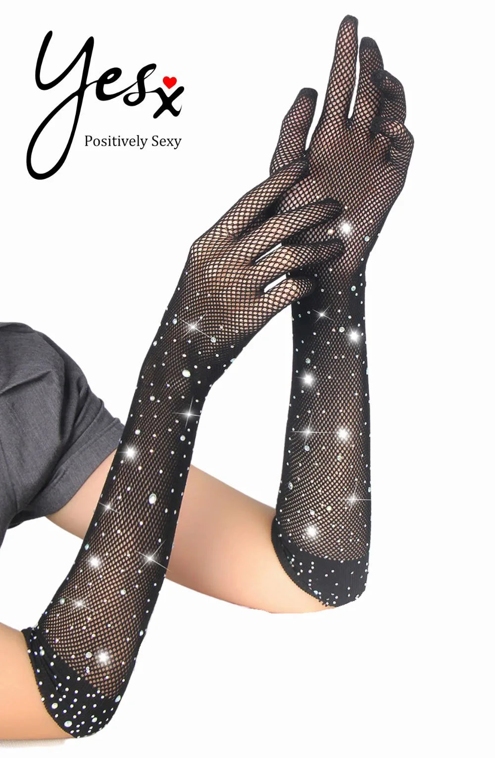 Stretch fishnet gloves comfortable fit