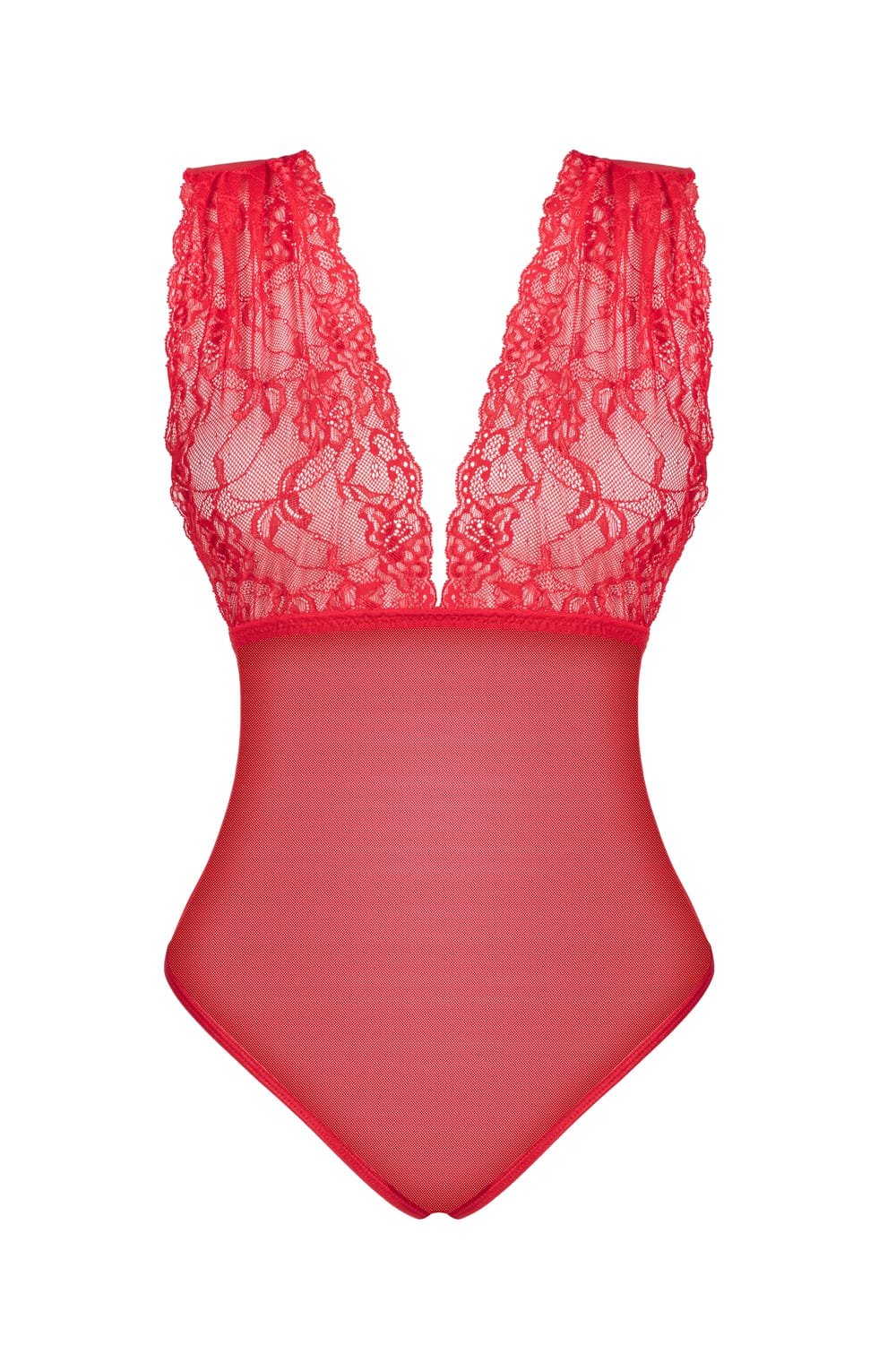 Veronica red lace teddy luxury lingerie lifestyle bedroom