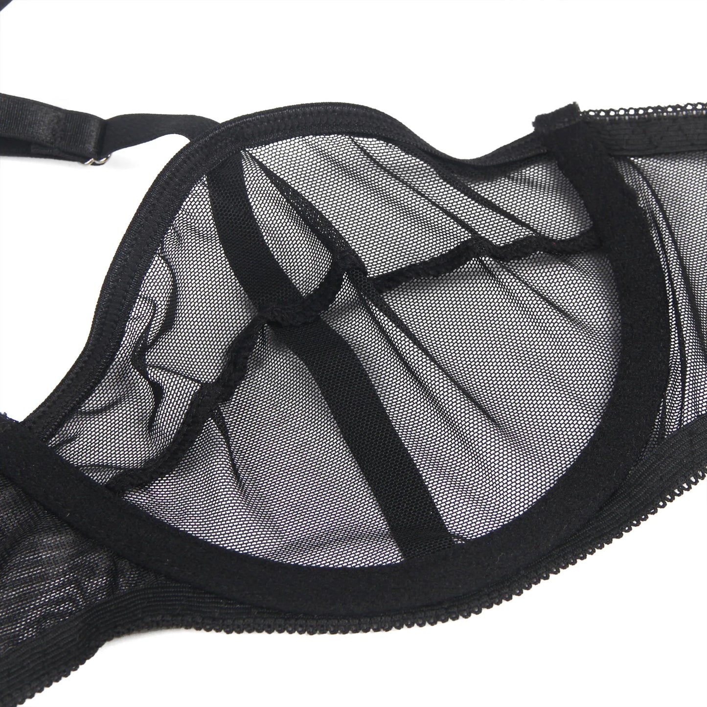 YX868 Lingerie Set —  Black  — texturedetail