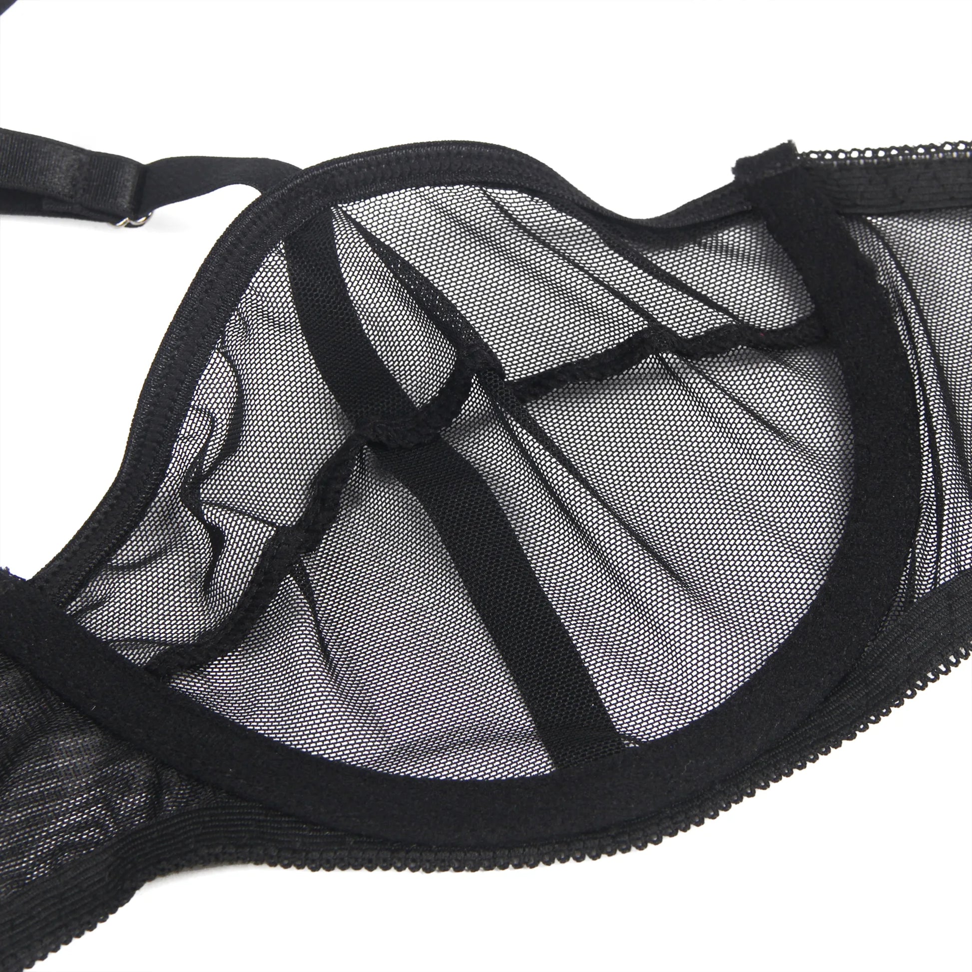 YX868Q Lingerie Set —  Black  — texturedetail